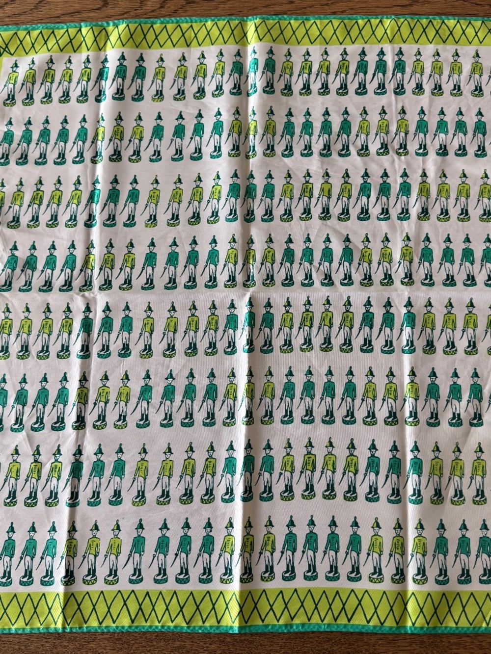 Vintage Vera Neumann Toy Soldier Scarf
